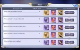 Conta Nível 51 Server 127 com Tanatos, Hashun e Sapuris, VEM