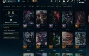 Bronze 1 com 80 Champs e 13 Skins ( Mais de 50 Jogos )