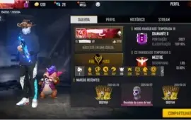 VENDO CONTA FREE FIRE NIVEL 66 SUPER GEMADA