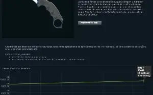 Conta CSGO c/ Faca Karambit de +R$9000,00 + varias skins