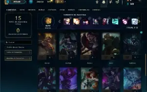 Unranked com 30 Champs e 1 Skin