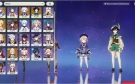 AR 51 - Keqing/Qiqi/Venti/Mona/Albedo/Jean