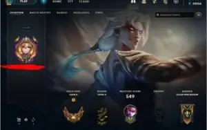 Conta lol com 598 skins