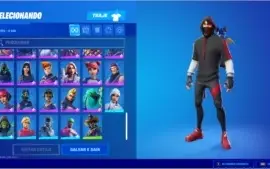 CONTA FORTNITE IKONIK E TODAS SKINS TWITCH PRIME E DANÇA