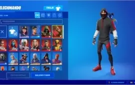 CONTA FORTNITE IKONIK E TODAS SKINS TWITCH PRIME E DANÇA