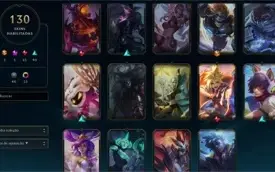 CONTA LOL 6 ANOS 130 SKINS UNRANKED + WILD RIFT ESMERALDA 1