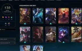 CONTA LOL 6 ANOS 130 SKINS UNRANKED + WILD RIFT ESMERALDA 1