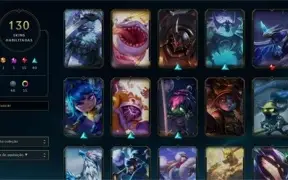 CONTA LOL 6 ANOS 130 SKINS UNRANKED + WILD RIFT ESMERALDA 1