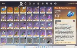 Conta genshin AR 52 Neuvillette+assinatura,Hu tao+assinatura