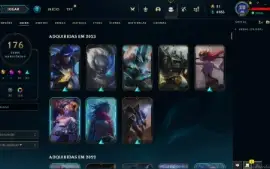 Conta high elo 300 PDL , 200 Skins + conta antiga s4