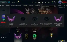 Conta high elo 300 PDL , 200 Skins + conta antiga s4
