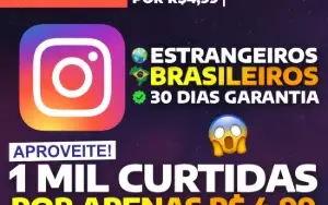 [Menor Preço] Instagram Curtidas - Curtidas Brasileiras