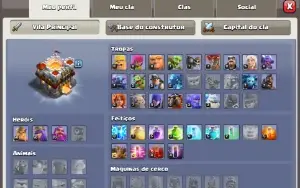 Centro de Vila 11 Conta Coringa Clash of Clans