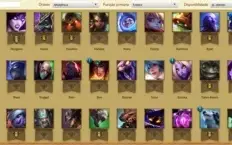 VENDO CONTA 63 CAMPEÕES/UNRANKED/14 SKINS/ 4 PAGRUNA