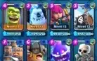 conta clash nivel 14, varias cartas full 750k gold, 1200 gem