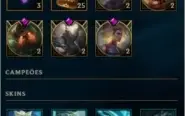 Conta de lol ex Grão-Mestre na flex