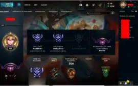 Conta de lol ex Grão-Mestre na flex