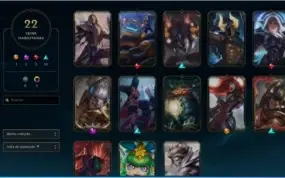 Conta de lol ex Grão-Mestre na flex