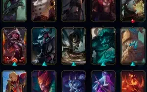 Conta League of Legends, mais de 100 skins.