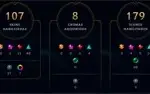 Conta League of Legends, mais de 100 skins.