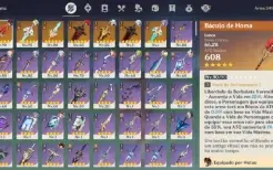 Conta Genshin Impact Ar55 Com 8 T5 + 7 Armas T5 Hutao+Homa