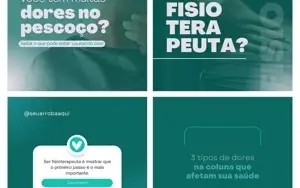Pack Canva de Fisioterapia 12 Artes Editáveis