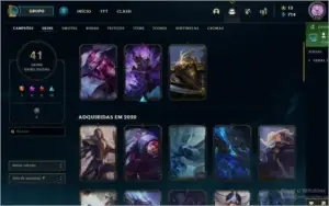 Vendo Smurf MD10 zerado e 71 champs,41 skins top e tem Yasuo