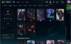 Vendo Smurf MD10 zerado e 71 champs,41 skins top e tem Yasuo