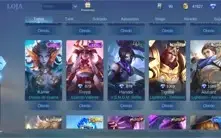 Conta mobile legends, todos heróis e todos emblemas lv60