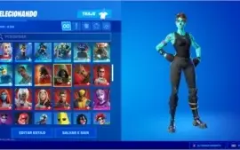 conta fortnite com muitas skins raras e com picareta minty