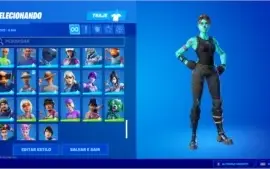 conta fortnite com muitas skins raras e com picareta minty