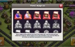 Conta de clash of clans cv 10 bem upada
