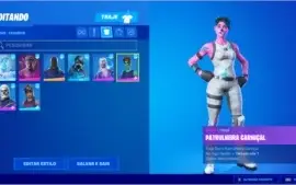 CONTA FORTNITE COM 3 OGS - PINK GHOUL-RENEGADE-SKULL TROOPER
