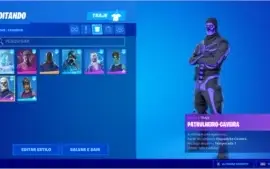 CONTA FORTNITE COM 3 OGS - PINK GHOUL-RENEGADE-SKULL TROOPER