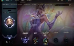 conta league of legends  diamante 4.
