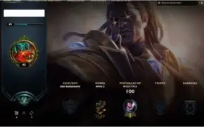 CONTA LOL NV 43 SMURF EX PLATINA MMR ALTO
