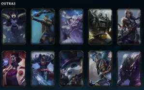 Conta League of Legends Full Acesso - 122 Champs e 45 Skins