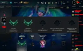 Conta Smurf Esmeralda 4, Com Skin Dj Sona E Xerath Arcana
