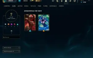 Conta Smurf Esmeralda 4, Com Skin Dj Sona E Xerath Arcana