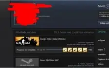 VENDO CONTA CSGO GLOBAL ELITE, 1k100horas