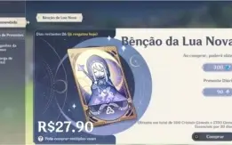 CONTA P/ XIAO  5 ⭐ LANÇA DE JADE + KEQING C1 + VENTI + QIQI