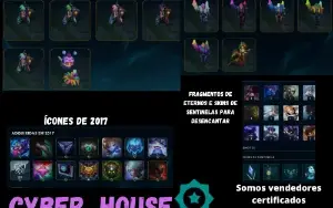 Conta lol 2016/2017
