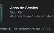 CONTA ANTIGA STEAM 21 ANOS (13 SETEMBRO DE 2003) 5 E 10 ANOS
