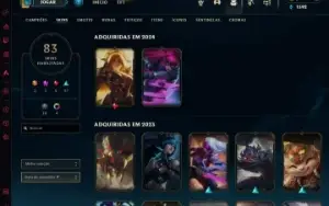 Conta  de lol