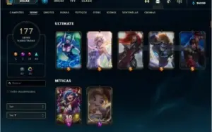 CONTA DE LEAGUE OF LEGENDS E CONTA DE STREAM INTERMEDIARIA