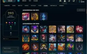 CONTA DE LEAGUE OF LEGENDS E CONTA DE STREAM INTERMEDIARIA