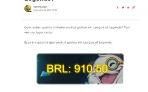 CONTA DE LEAGUE OF LEGENDS E CONTA DE STREAM INTERMEDIARIA