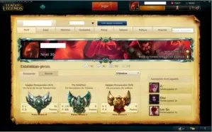 CONTA LEAGUE OF LEGENDS