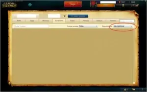 CONTA LEAGUE OF LEGENDS