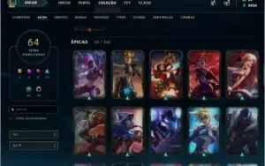 Conta LOL plat 2